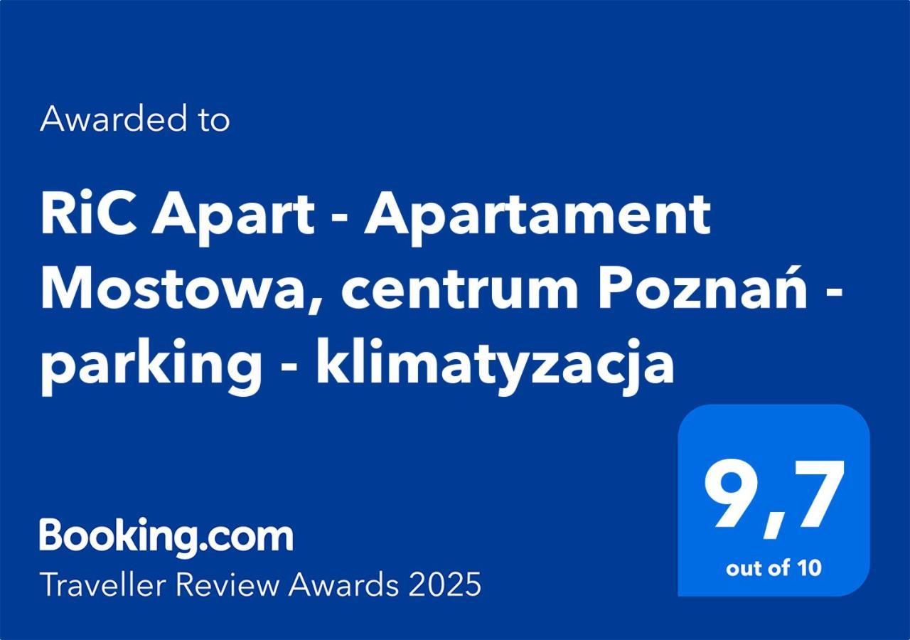 Ric Apart - Apartament Mostowa, Centrum Poznan - Parking - Klimatyzacja Exteriér fotografie
